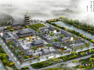 全椒寺庙建筑总体规划方案